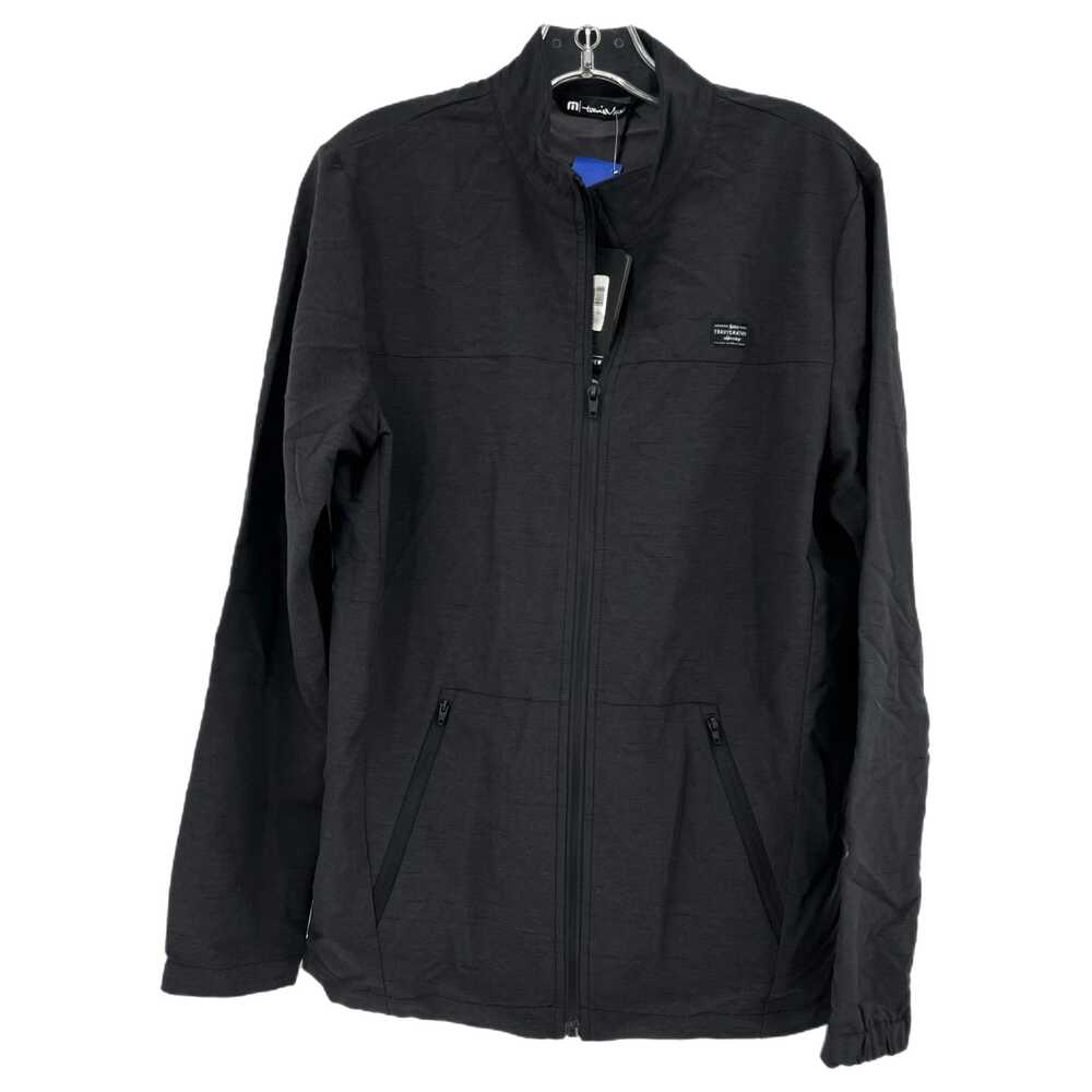Travis Mathew Black Jacket Lightweight Zip Short Lightweight Zip Short